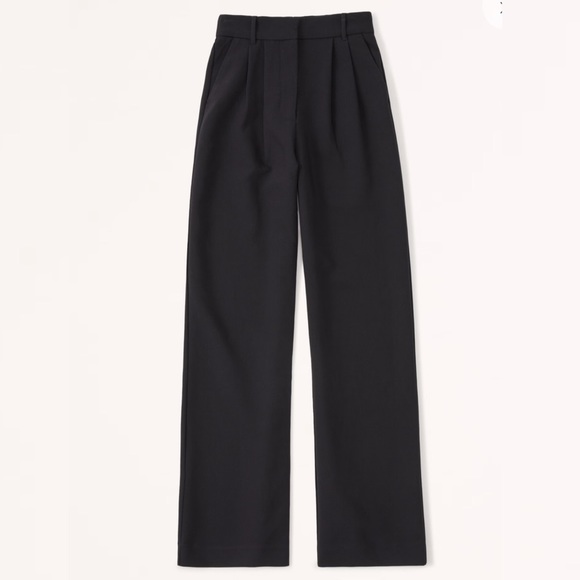 Abercrombie & Fitch Pants - NWT 29/8R Abercrombie & Fitch Sloane Tailored Pant Black Trousers High Rise A&F
